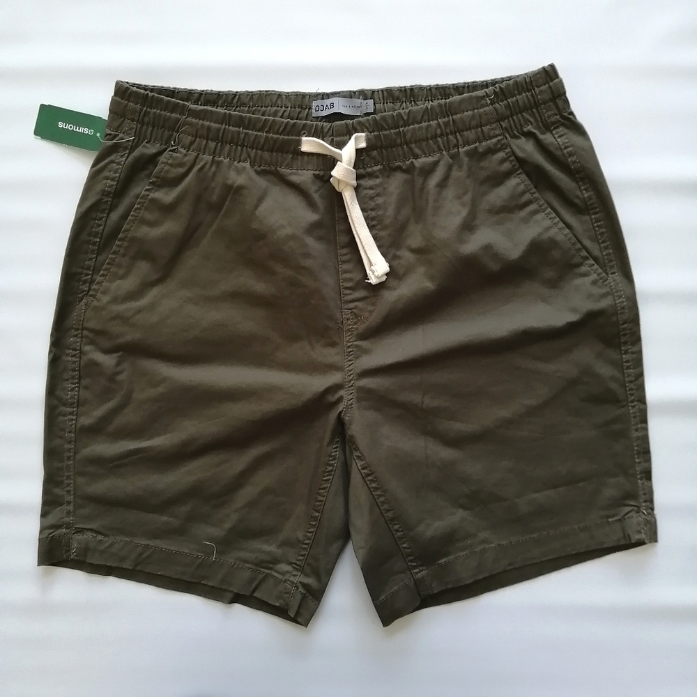 Djab Stretch Twill Pull-On Shorts Small NWT
